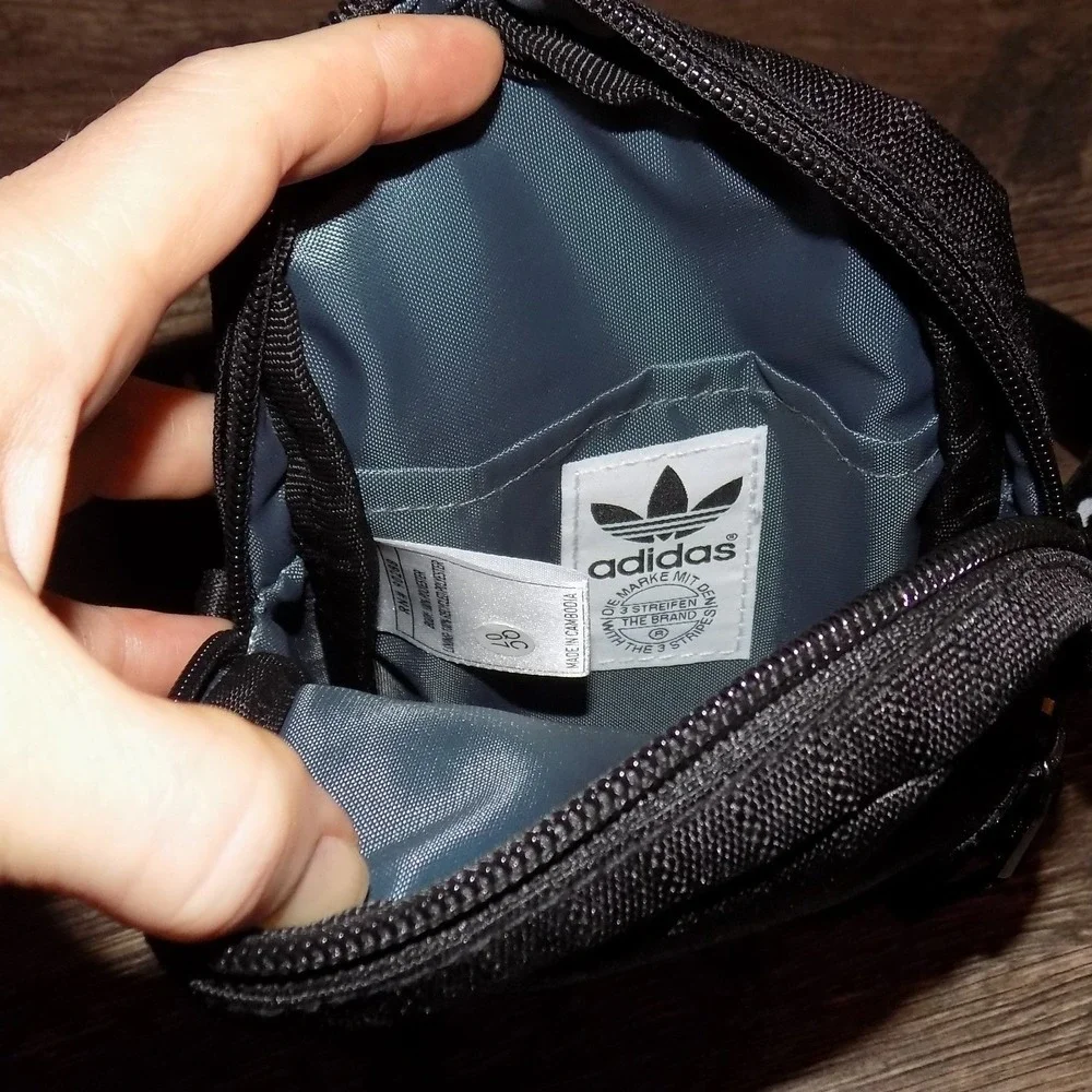 Adidas Crossbody Bag Black Excellent Logo Strap